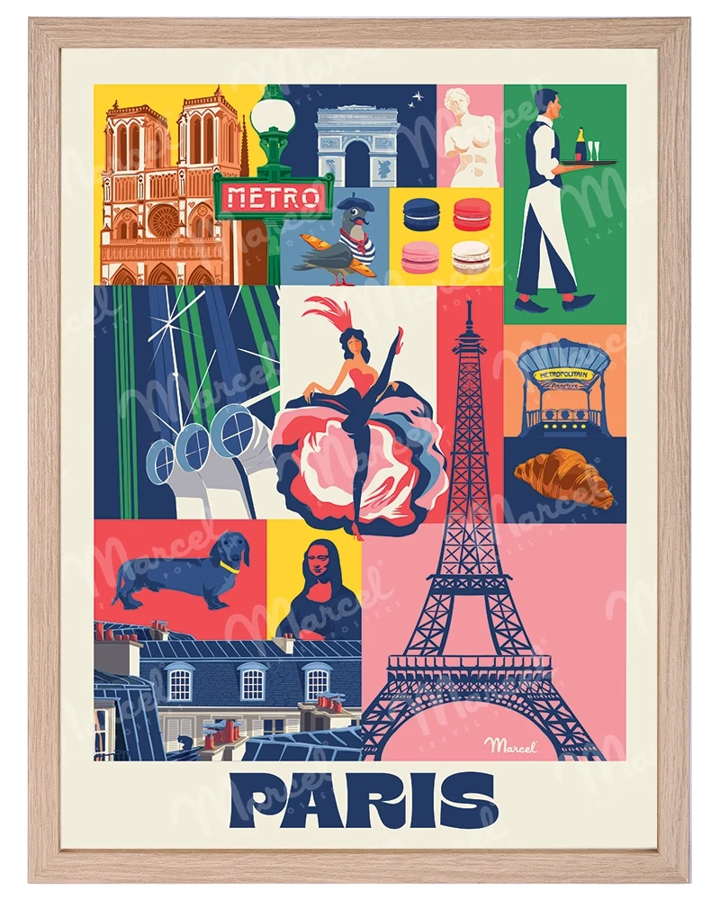 Affiche City Color PARIS
