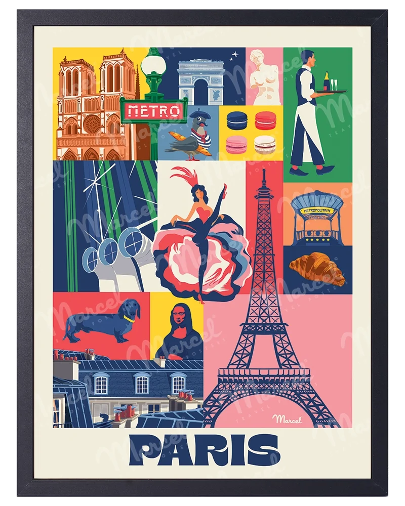 Affiche City Color PARIS