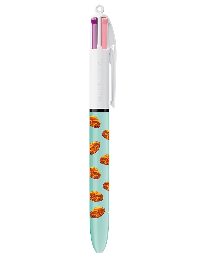 Stylo BIC "Chocolatine" ou "Pain au Chocolat"
