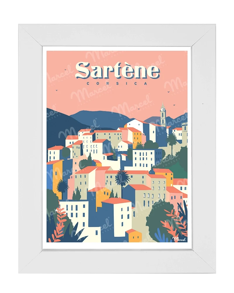 Carte Postale CORSE "Sartène"