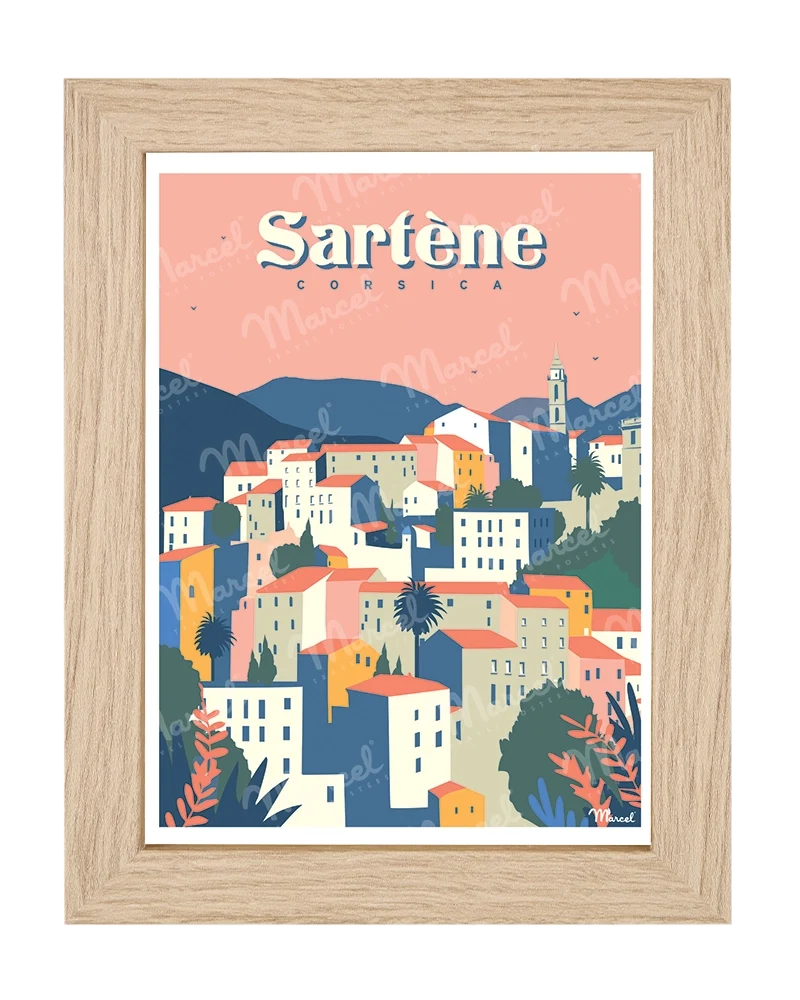 Carte Postale CORSE "Sartène"