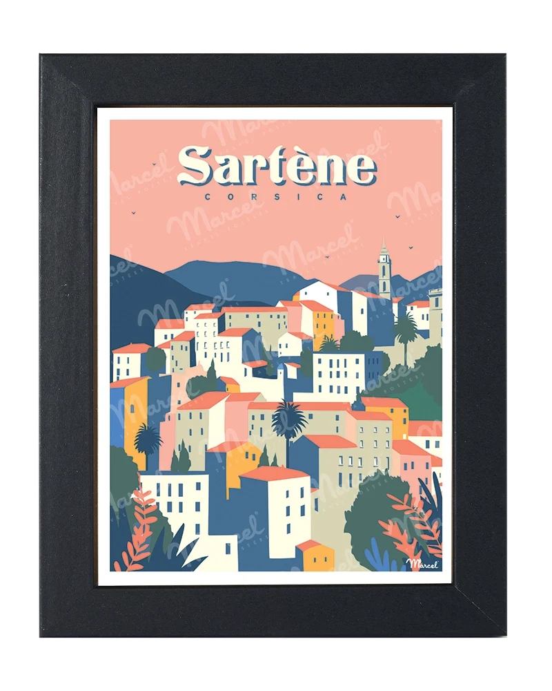 Carte Postale CORSE "Sartène"