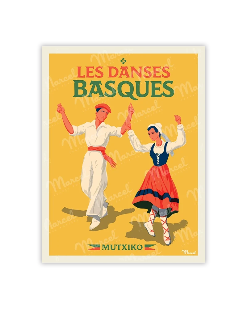 Carte Postale PAYS BASQUE "Les Danses Basques"