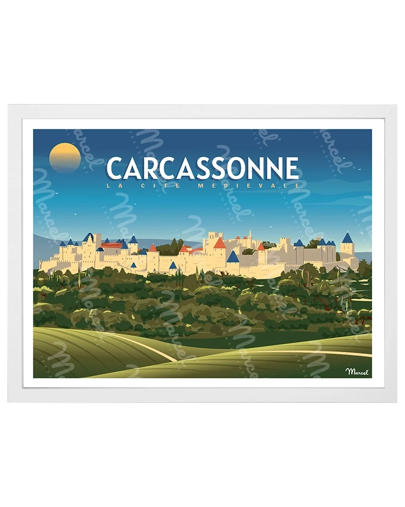 Affiche CARCASSONNE