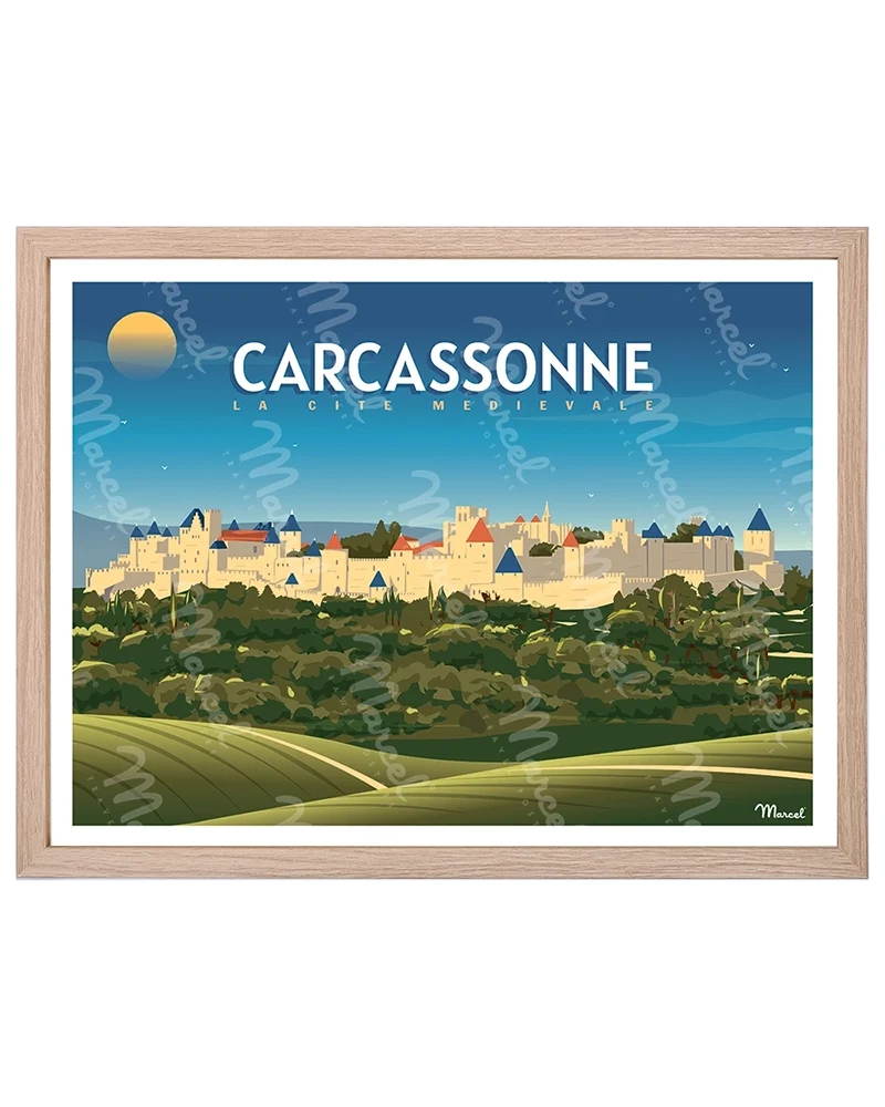 Affiche CARCASSONNE