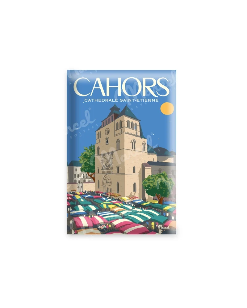 Magnet CAHORS "La Cathédrale Saint-Etienne"
