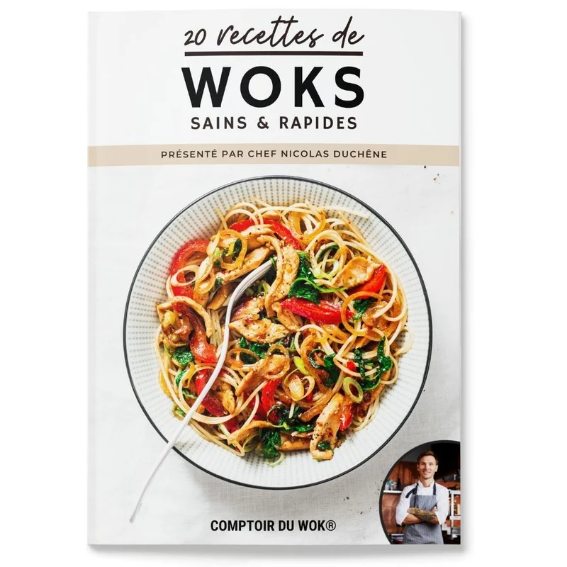 Livre Digital 20 Recettes de Woks Sains & Rapides