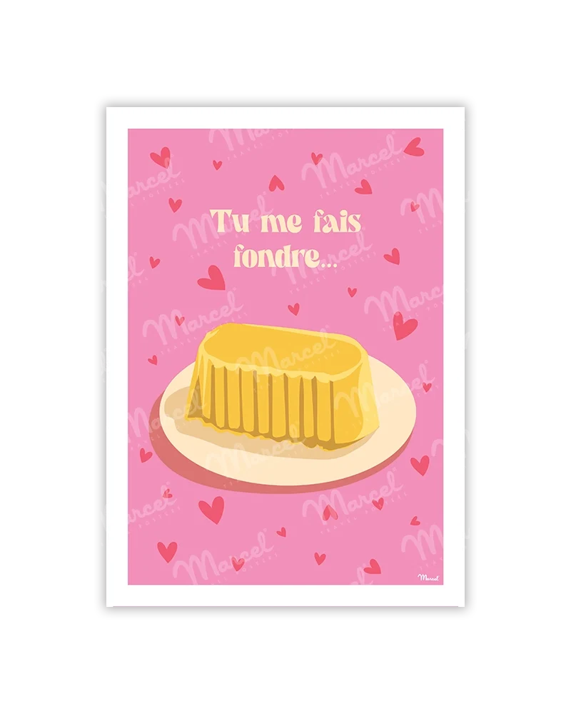 Carte Postale AMOUR "Beurre"