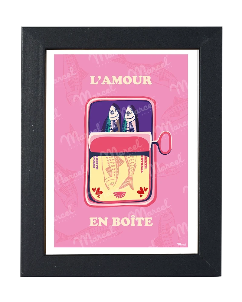 Carte Postale Amour "Sardines"