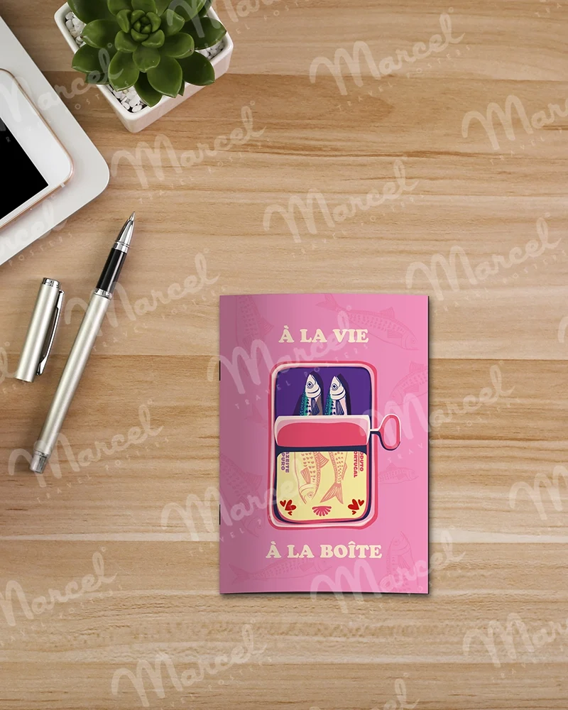 Carnet de Notes A6 48 pages Amour "Sardines"