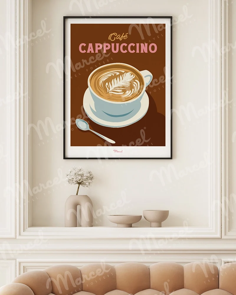Affiche Travel Color "Café Cappuccino"