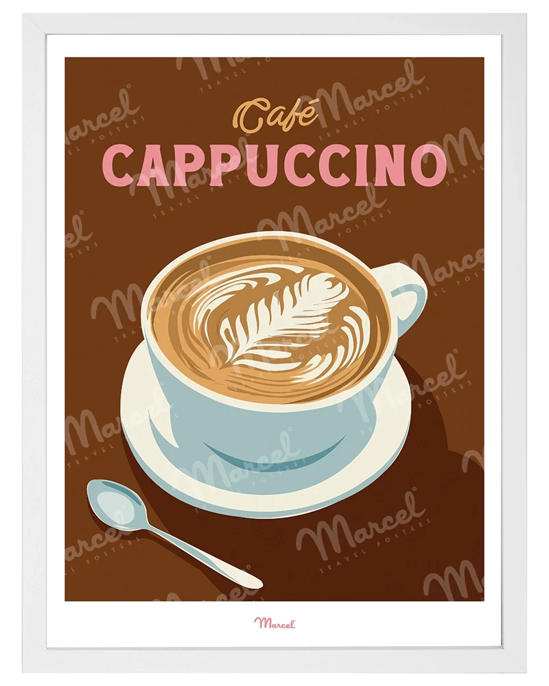 Affiche Travel Color "Café Cappuccino"