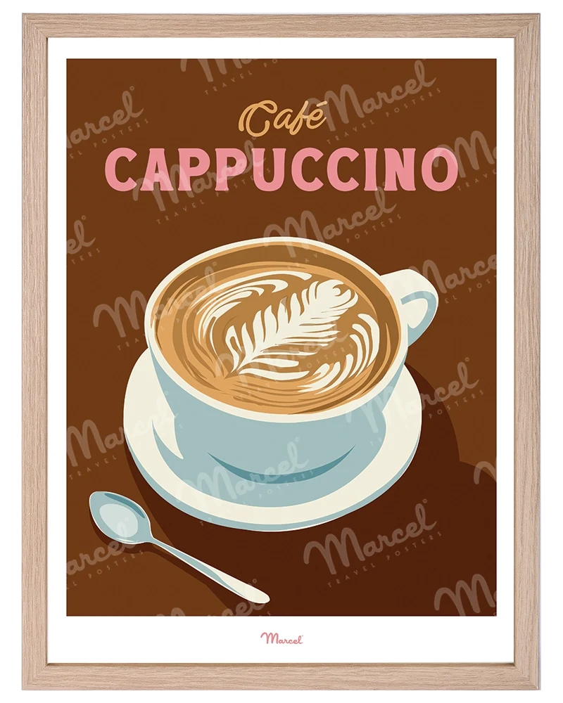 Affiche Travel Color "Café Cappuccino"