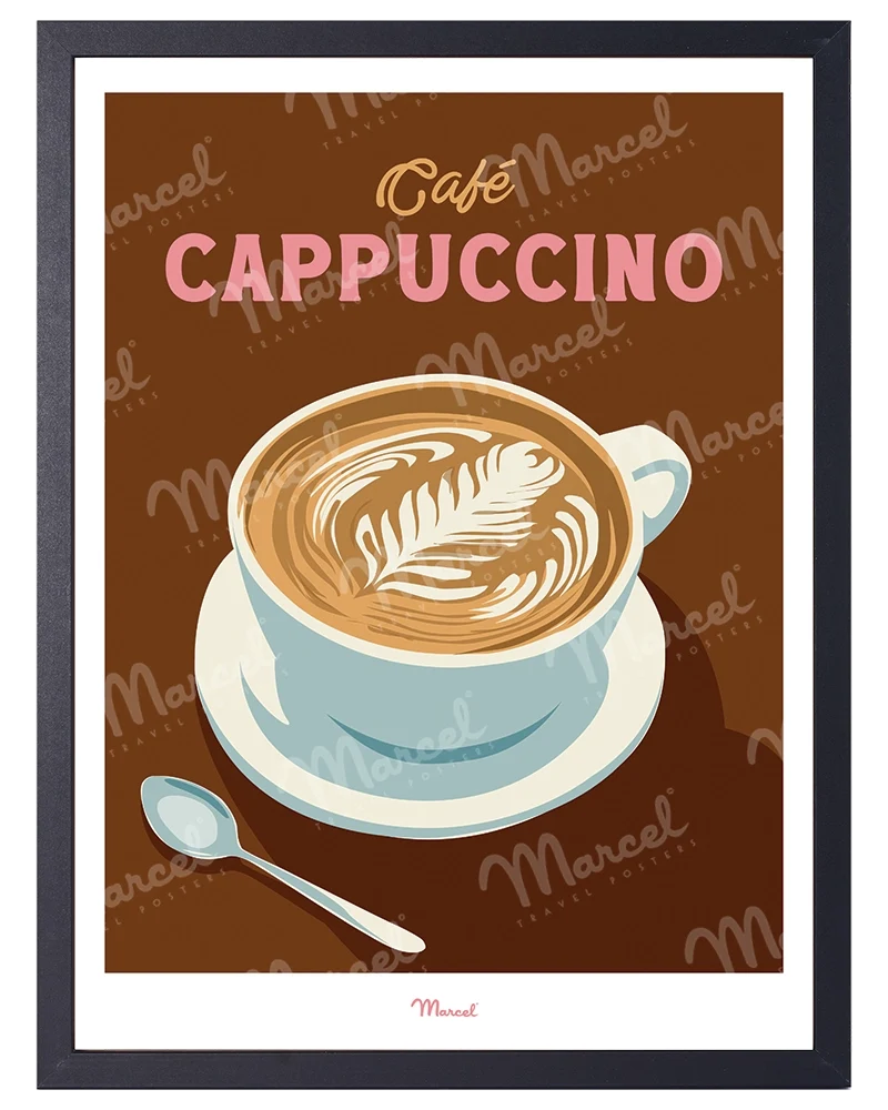Affiche Travel Color "Café Cappuccino"