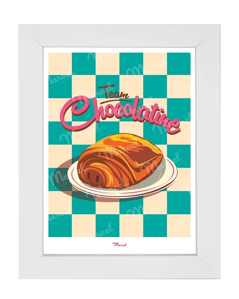 Carte postale Travel Color "Team chocolatine"