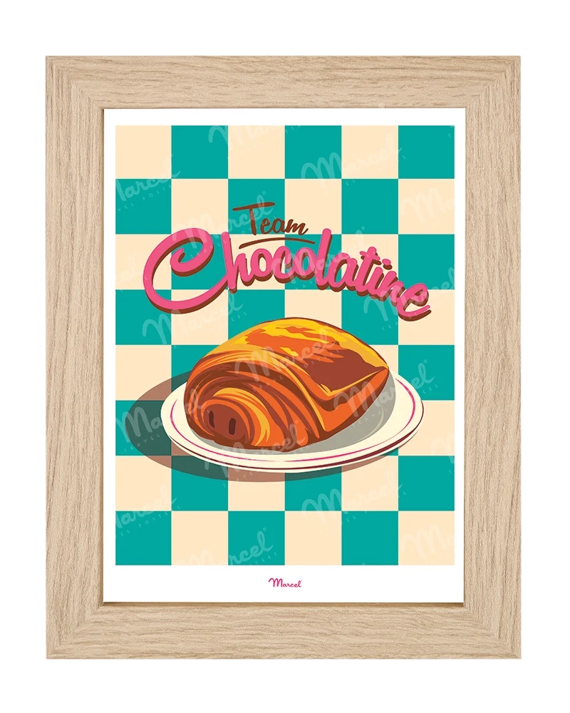Carte postale Travel Color "Team chocolatine"