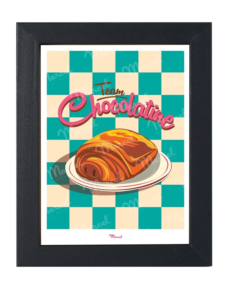 Carte postale Travel Color "Team chocolatine"