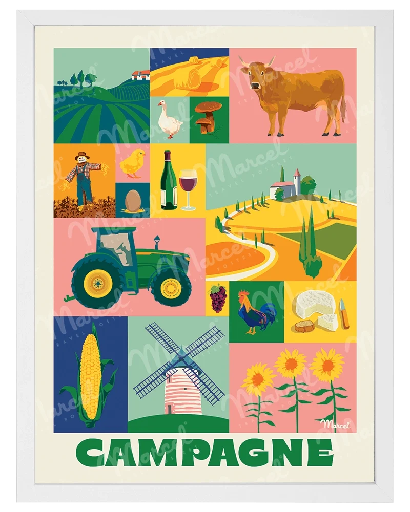 Affiche City Color "Campagne"