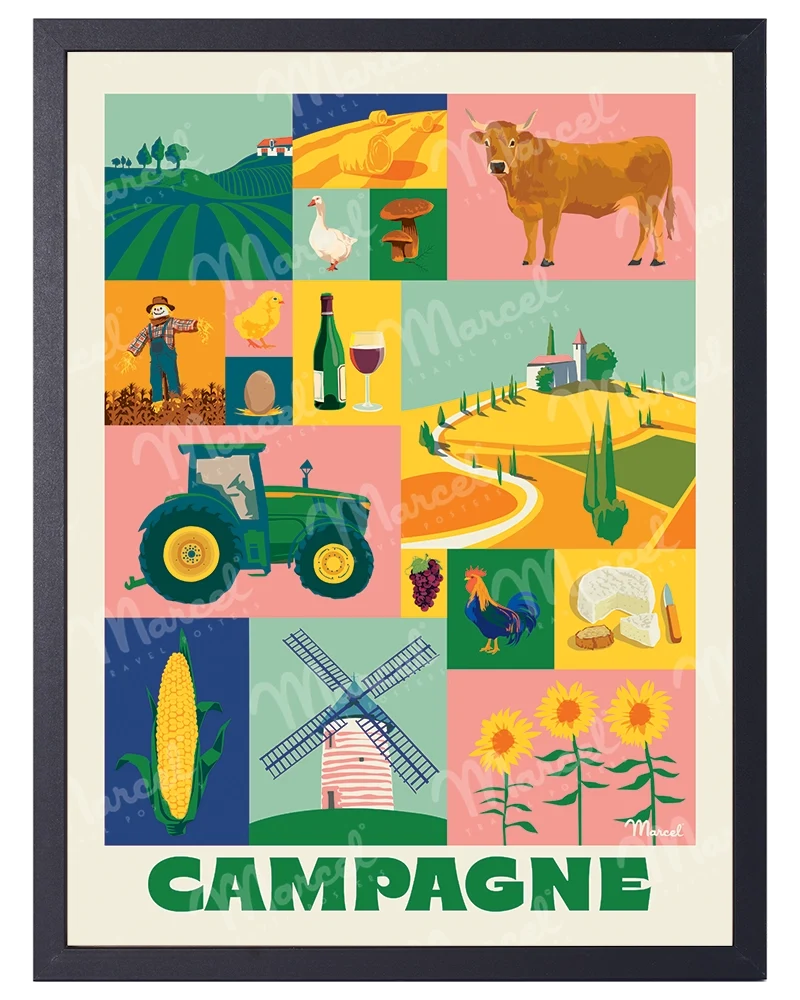 Affiche City Color "Campagne"