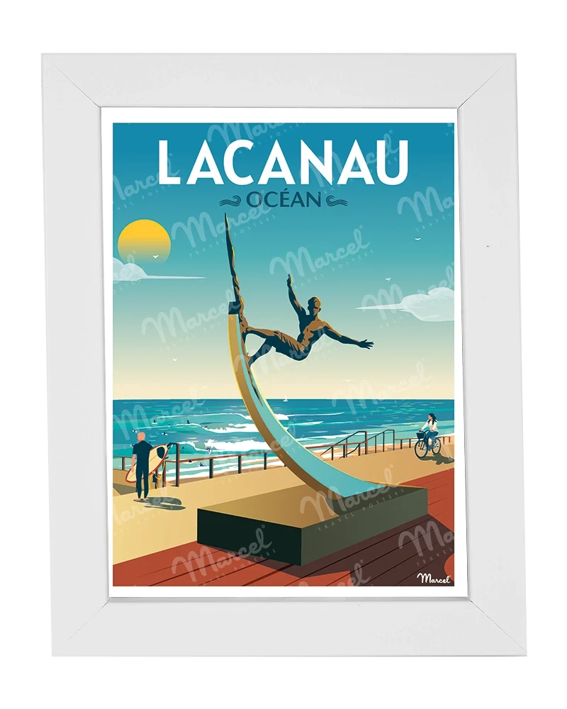 Carte Postale LACANAU "La Vague"