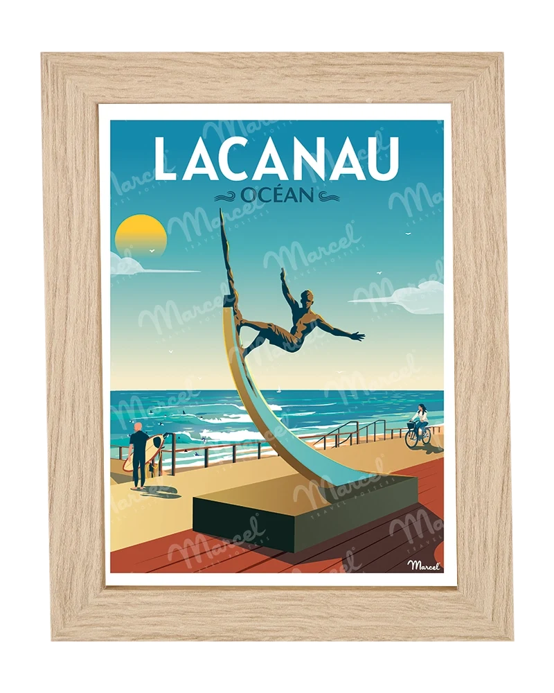 Carte Postale LACANAU "La Vague"