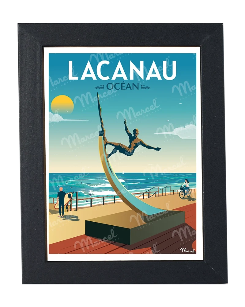 Carte Postale LACANAU "La Vague"