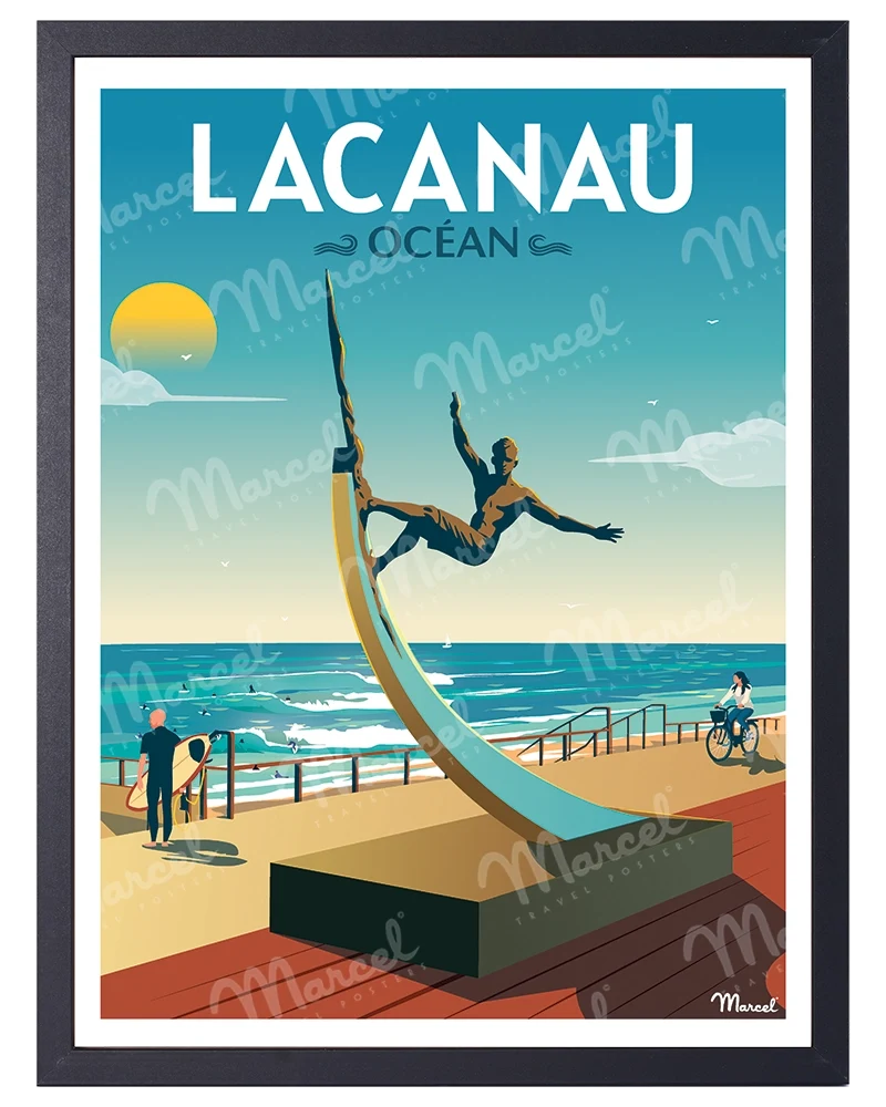 Affiche LACANAU "La Vague"