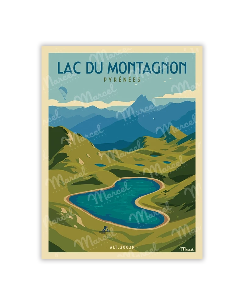 Carte Postale "Lac du Montagnon"