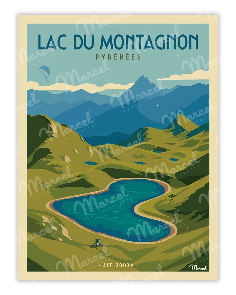 Affiche "Lac du Montagnon"