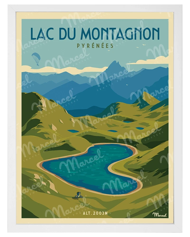 Affiche "Lac du Montagnon"