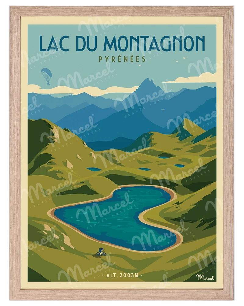 Affiche "Lac du Montagnon"