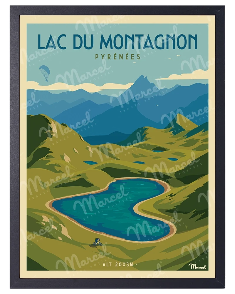 Affiche "Lac du Montagnon"