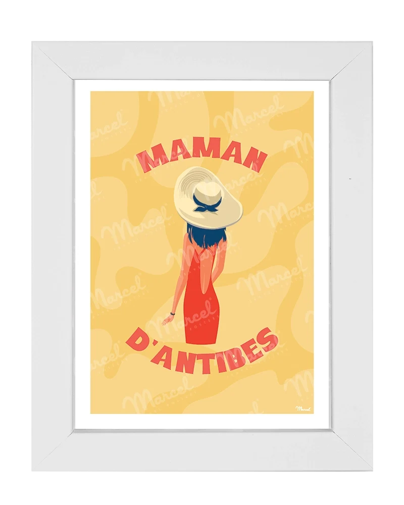 Carte Postale ANTIBES "Maman"