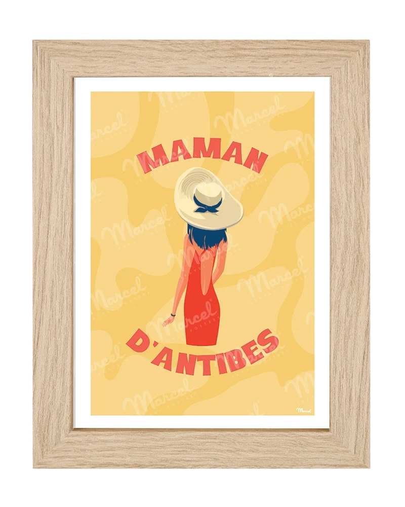 Carte Postale ANTIBES "Maman"
