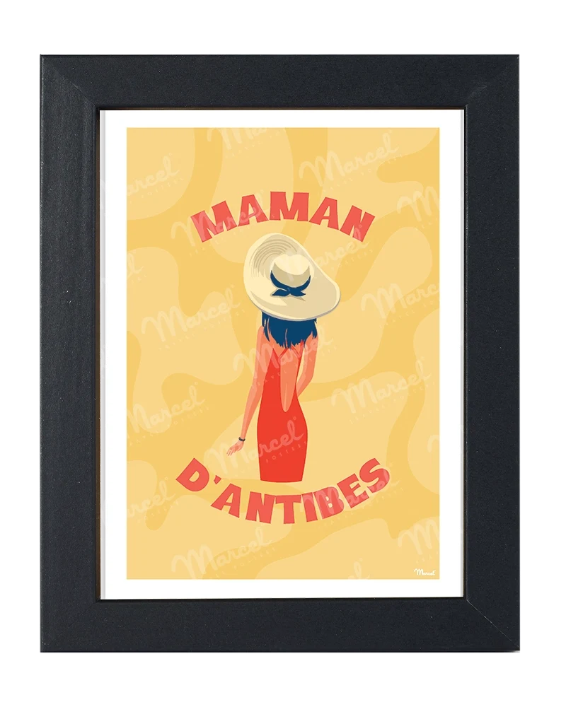 Carte Postale ANTIBES "Maman"