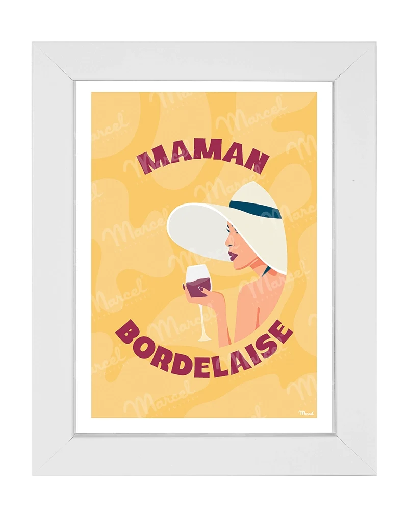 Carte Postale BORDEAUX "Maman"