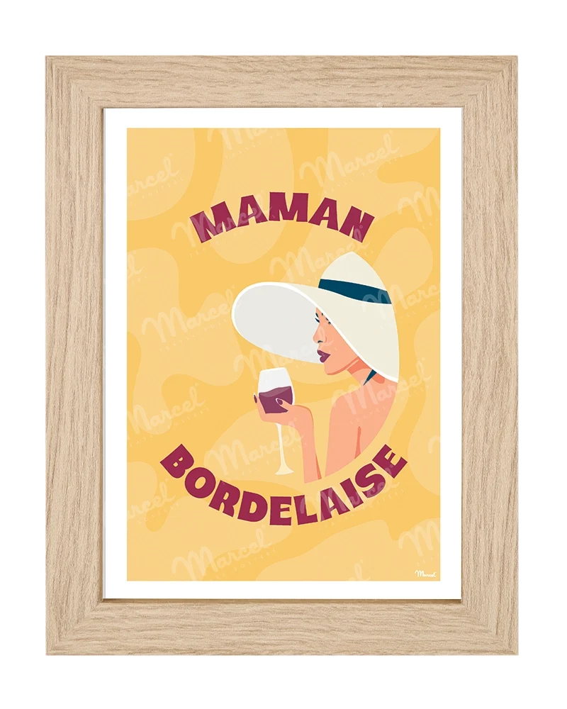 Carte Postale BORDEAUX "Maman"