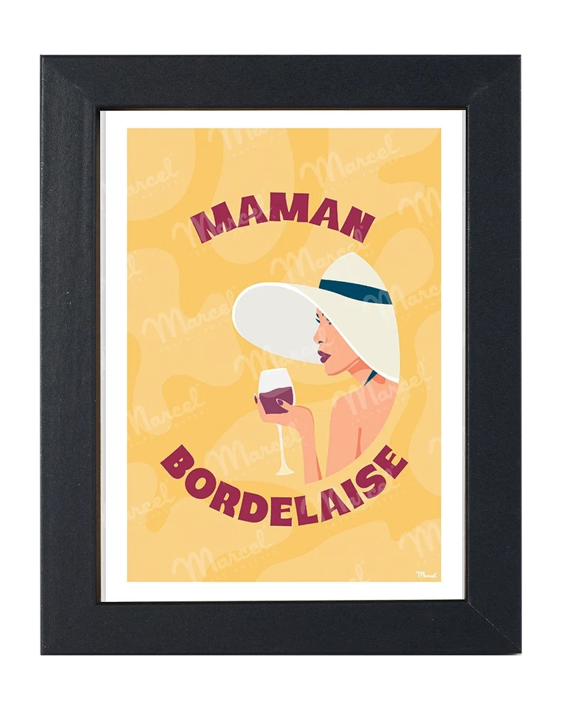 Carte Postale BORDEAUX "Maman"