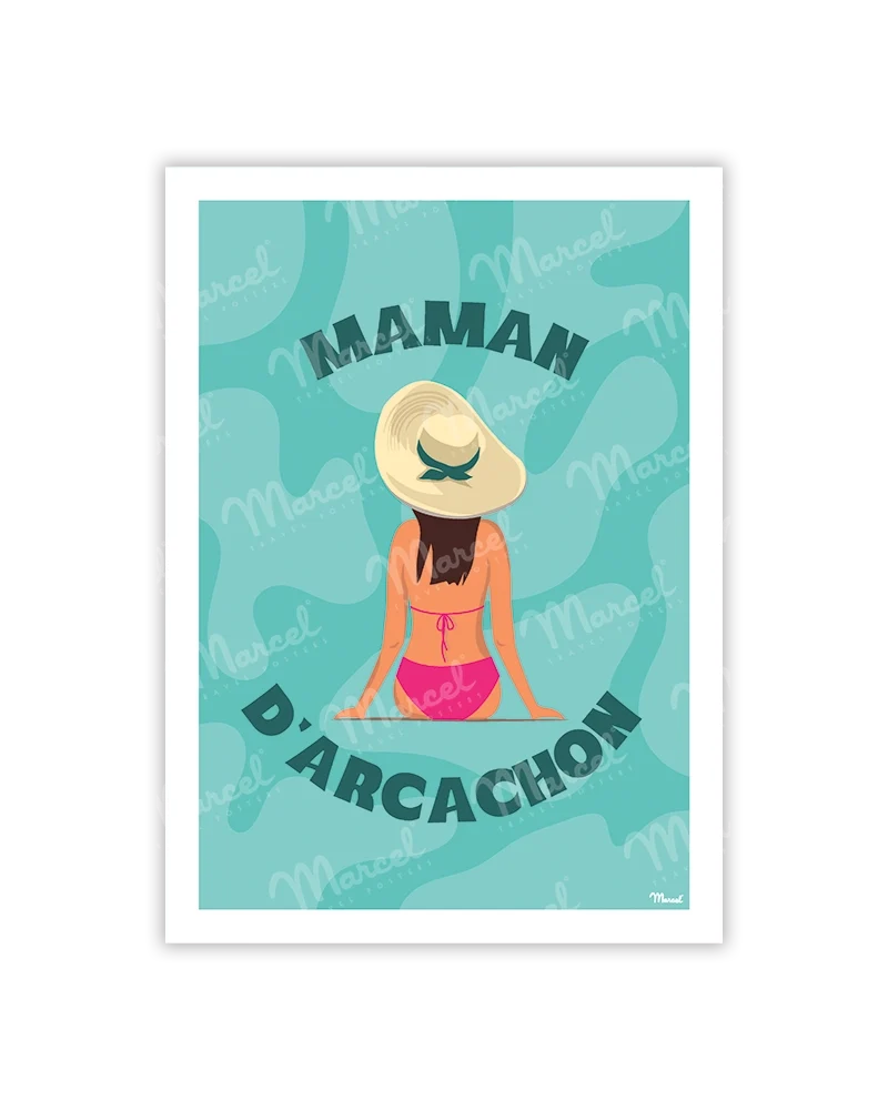 Carte Postale ARCACHON "Maman"