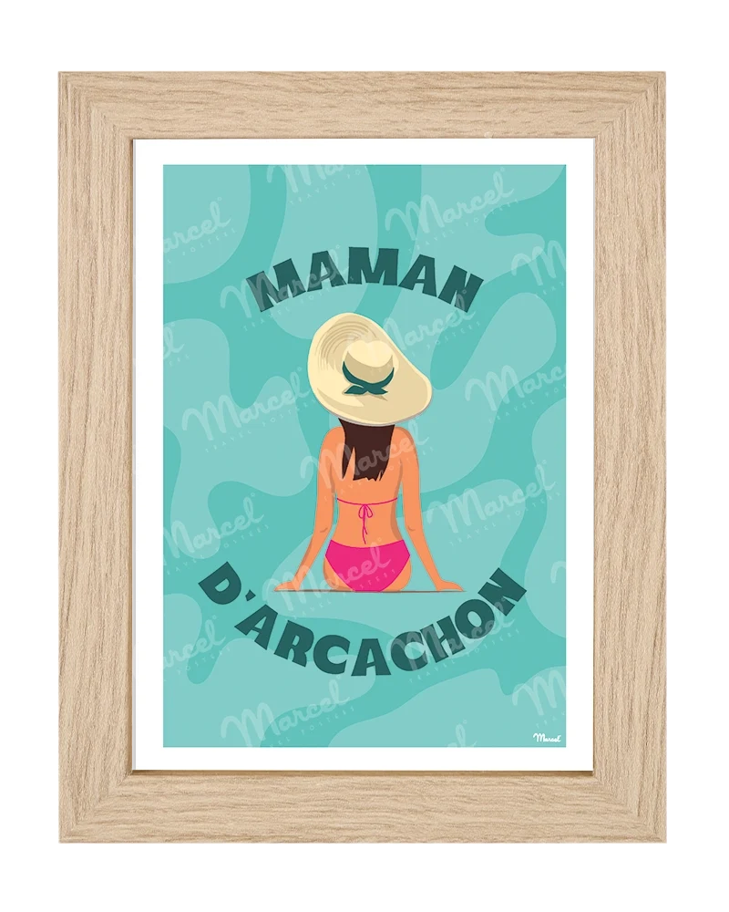 Carte Postale ARCACHON "Maman"