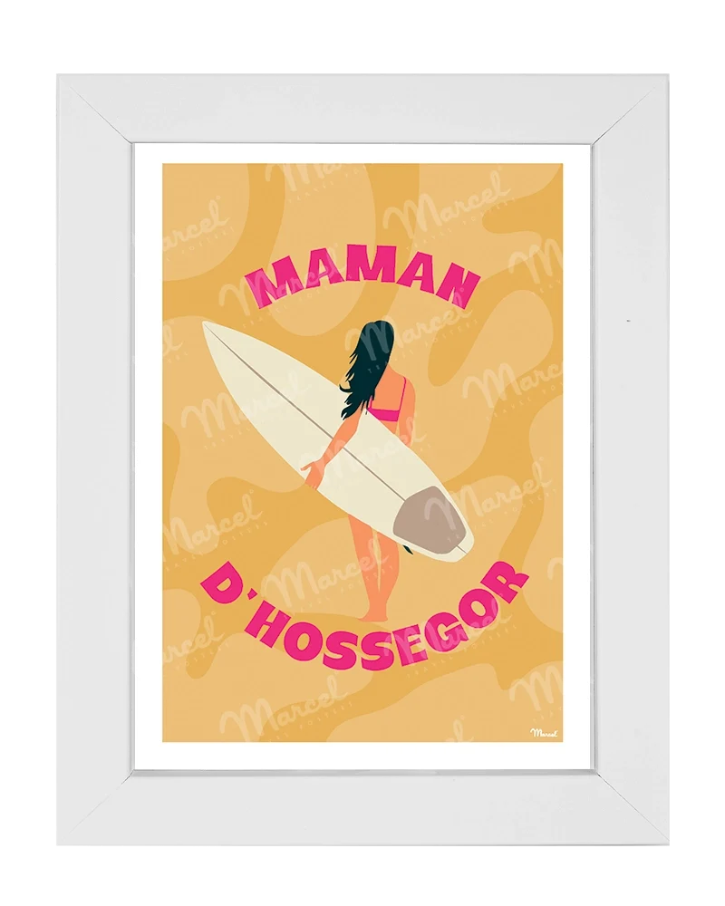Carte Postale HOSSEGOR "Maman"