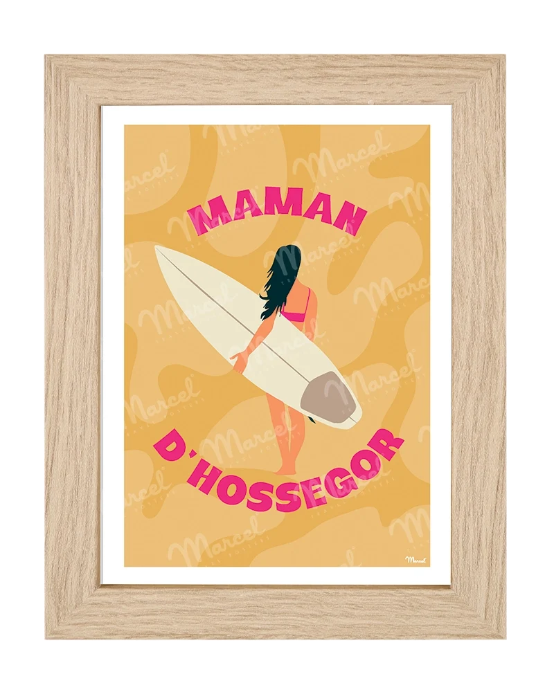 Carte Postale HOSSEGOR "Maman"
