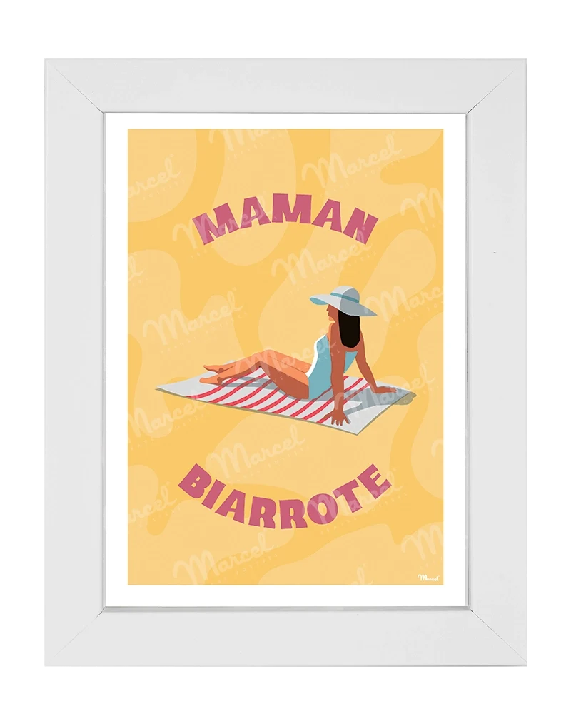 Carte Postale BIARRITZ "Maman"