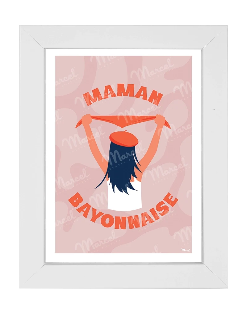 Carte Postale BAYONNE "Maman"