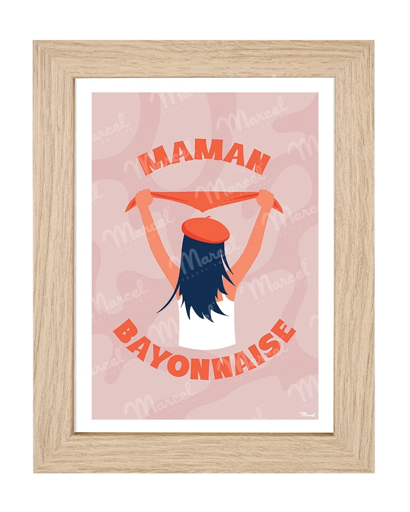 Carte Postale BAYONNE "Maman"