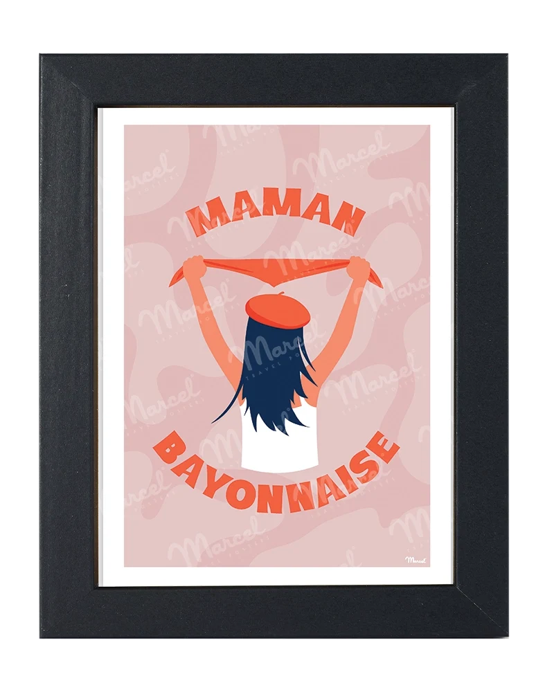 Carte Postale BAYONNE "Maman"