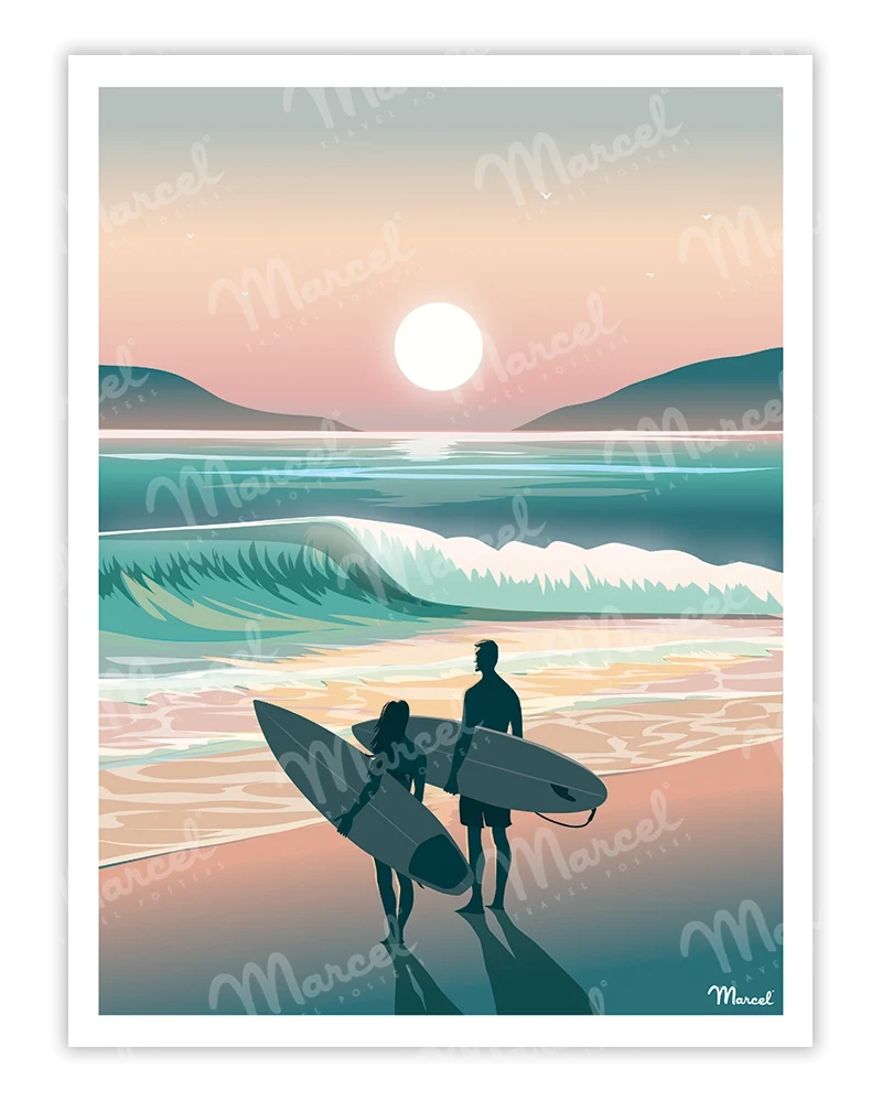 Affiche "Sunset Lover"