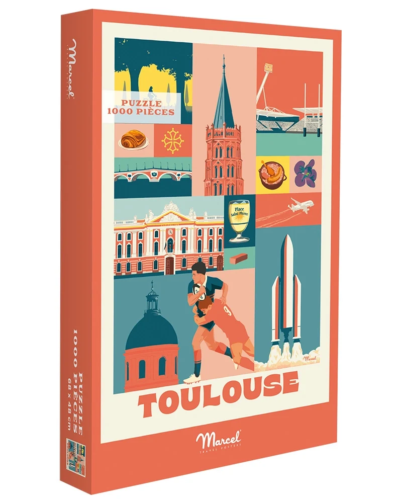 Puzzle City Color TOULOUSE