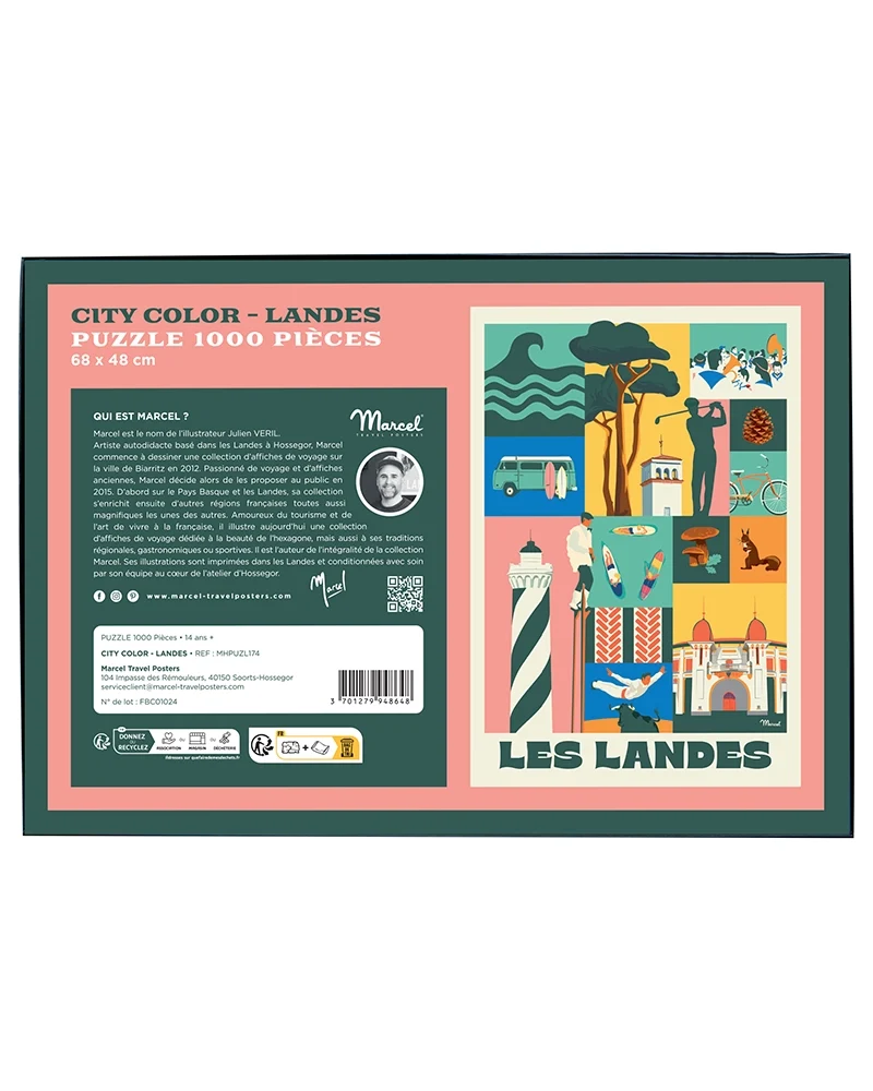Puzzle City Color LANDES