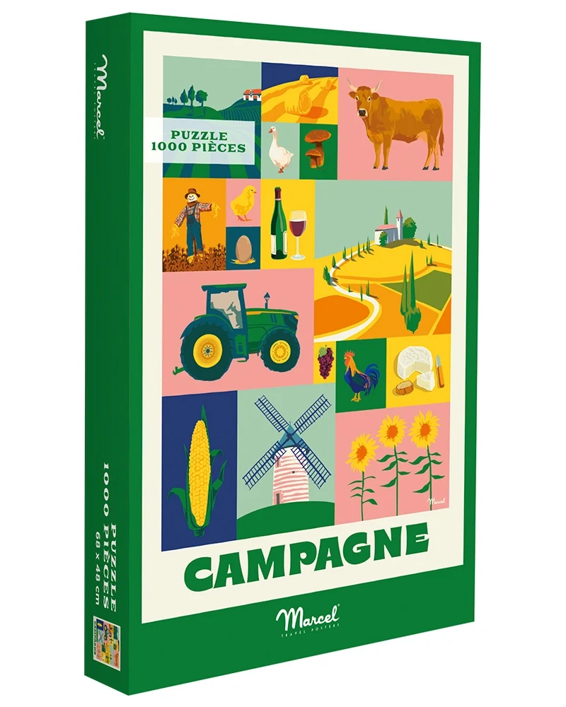 Puzzle City Color "Campagne"